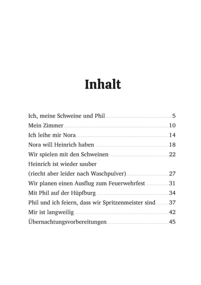 Seitenvorschau Ein sehr großer Wunsch, meine Schweine und ich