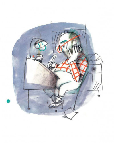 Seitenvorschau Der Schriftsteller und die Katze